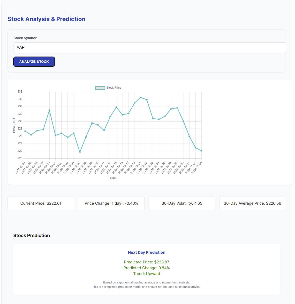 Finance Tracker/Stock Predictor